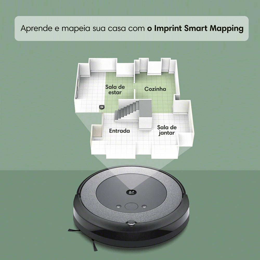 Robô Roomba i5 Combo Aspirador e Passa Pano da iRobot