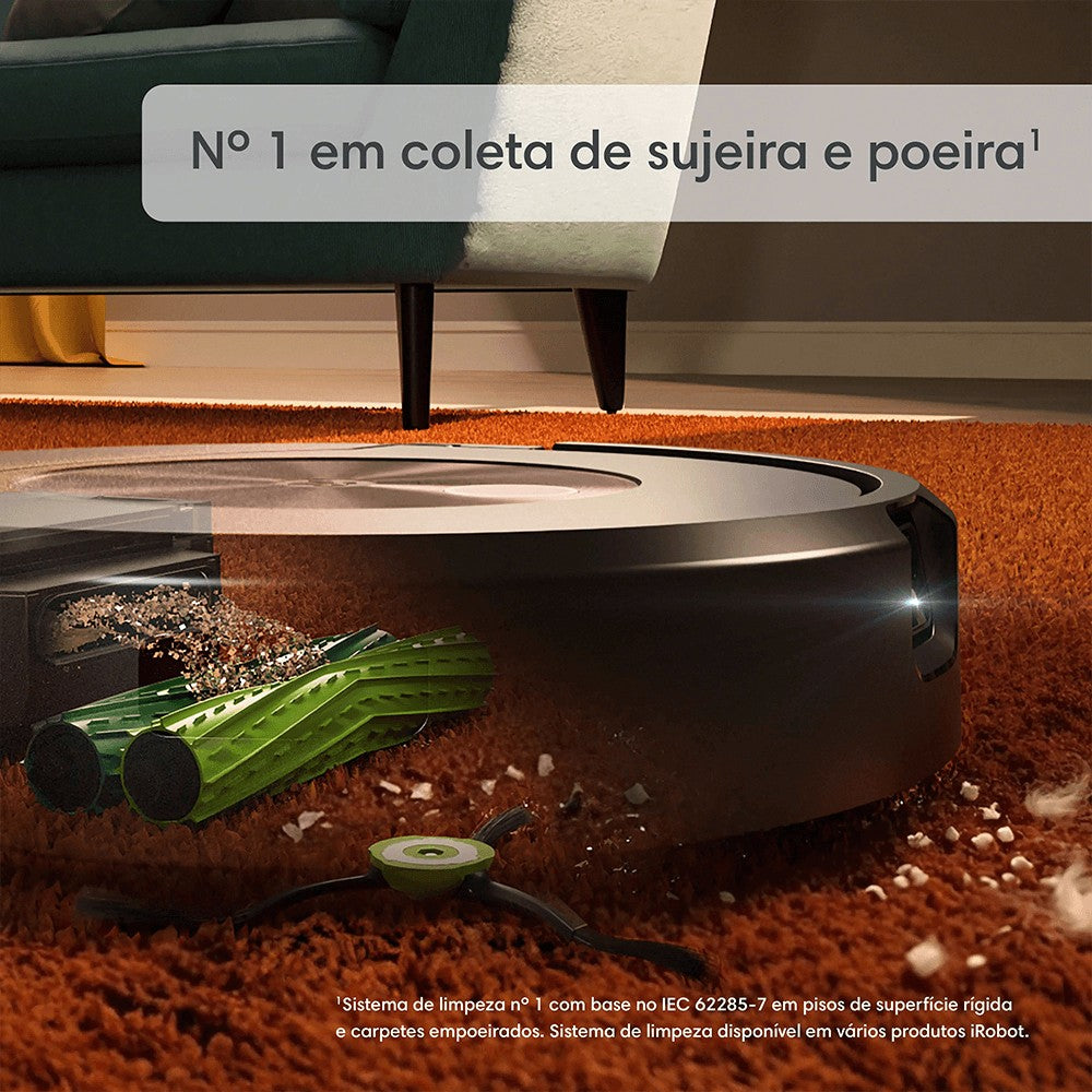 Robô Roomba Combo J9+, 2 em 1, Aspira e Passa Pano com Preenchimento de Compartimento de Água automático, da iRobot
