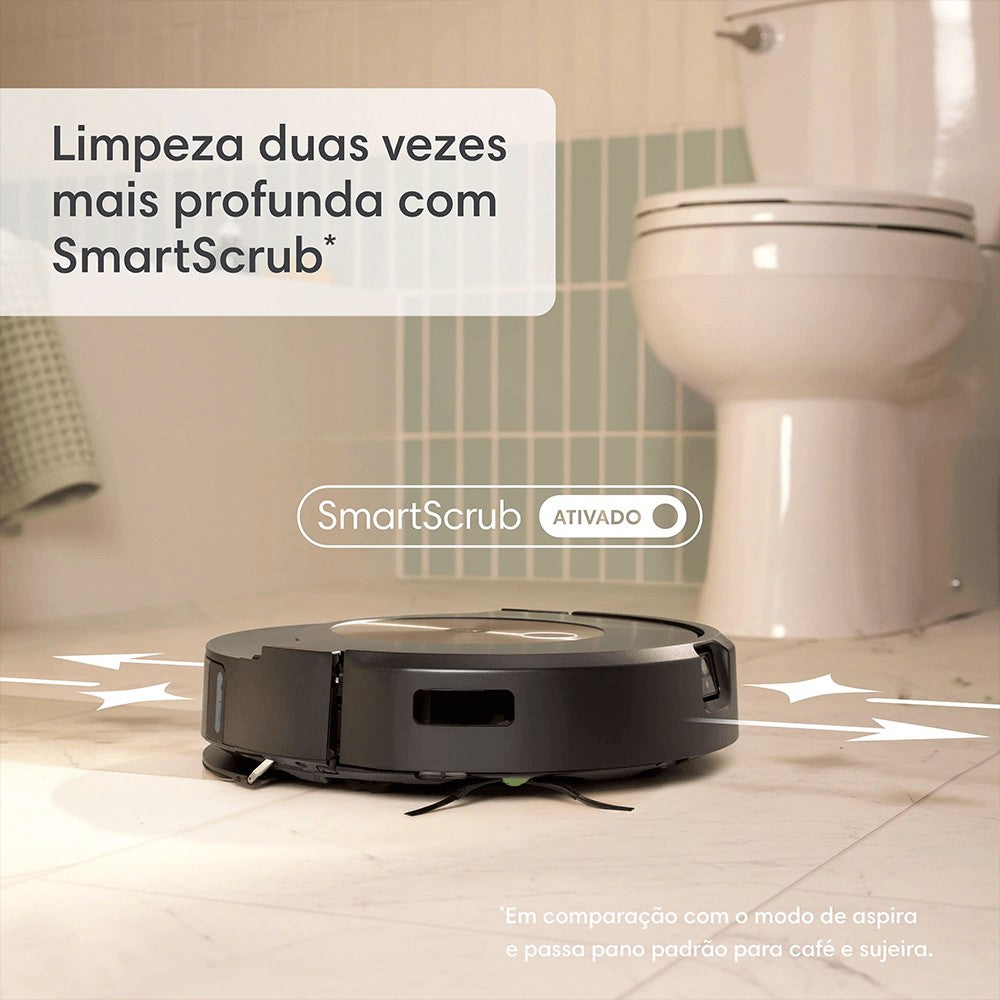 Robô Roomba Combo J9+, 2 em 1, Aspira e Passa Pano com Preenchimento de Compartimento de Água automático, da iRobot