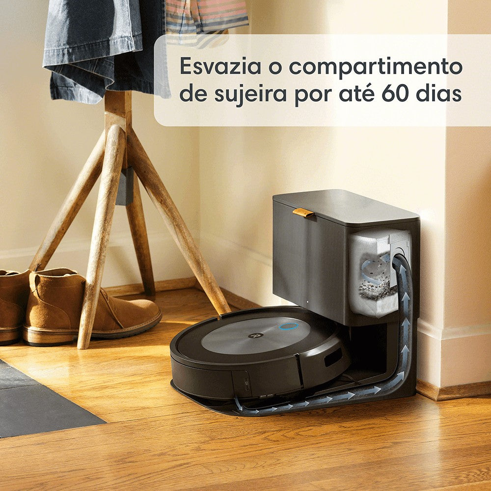 Robô Aspirador Roomba Combo J5+, 2 em 1, Aspira e Passa Pano, da iRobot 127v