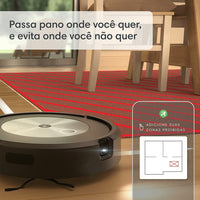 Robô Aspirador Roomba Combo J5+, 2 em 1, Aspira e Passa Pano, da iRobot 127v