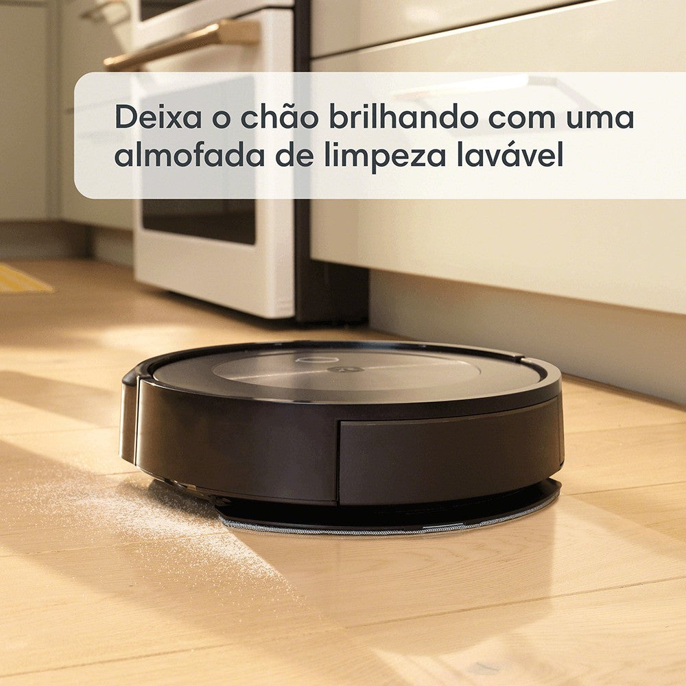 Robô Aspirador Roomba Combo J5+, 2 em 1, Aspira e Passa Pano, da iRobot 127v