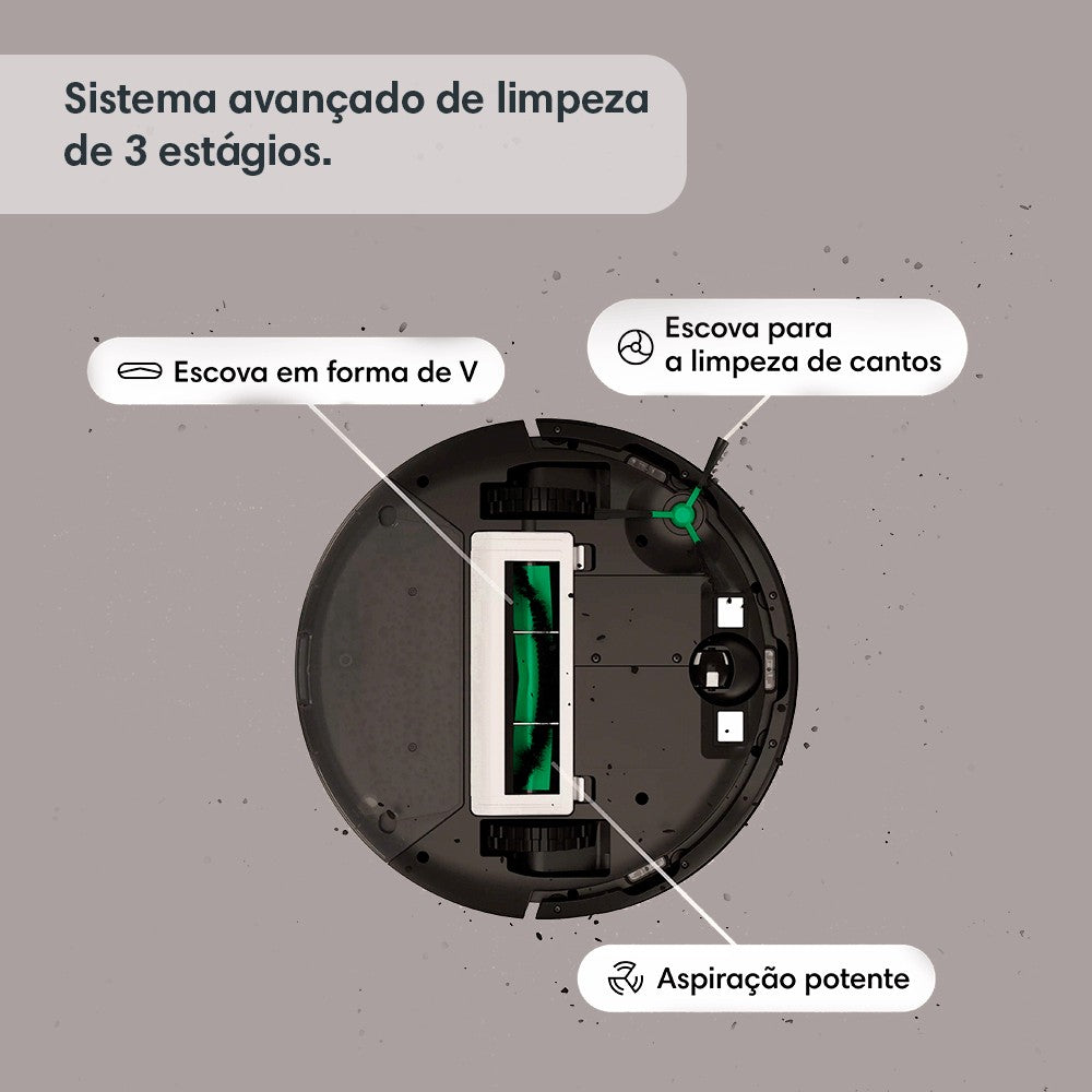 Roomba Essential Q - Robô Aspirador de Pó Inteligente Bivolt