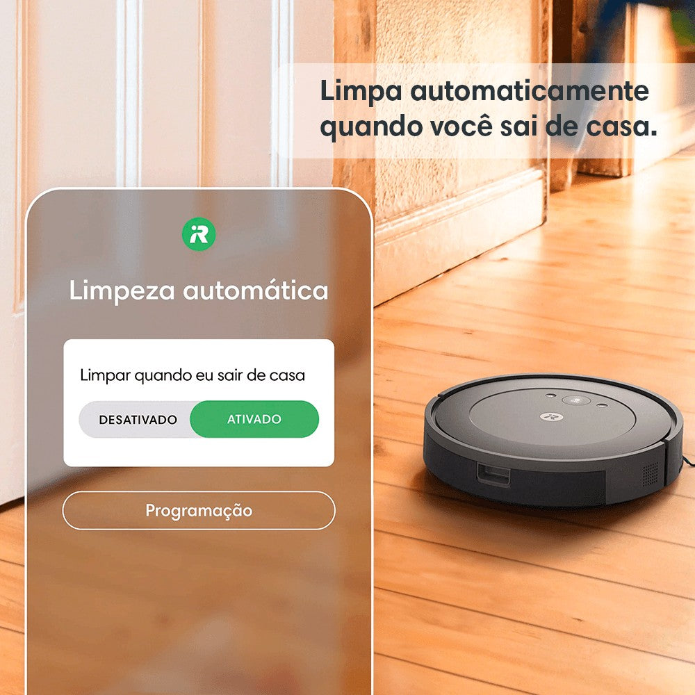 Robô Aspirador de Pó e Passa-Pano Inteligente Bivolt Roomba Essential Y 2 em 1