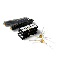 Kit de Reposição com: 2 Escovas Emborrachadas, 3 Filtros Hepa e 2 Escovas Laterais para Roomba® série 800 e 900