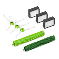 Kit de Reposição com: 3 Escovas Laterais, 3 Filtros e 2 Escovas Emborrachadas para Roomba® série i e série e