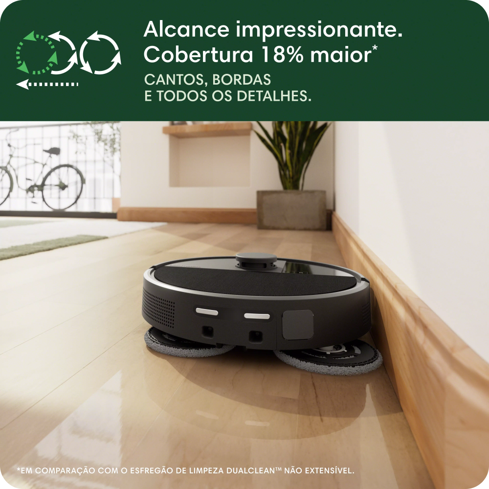 Robô Aspirador, 2 em 1, iRobot - Roomba Combo 505+ com Base AutoWash