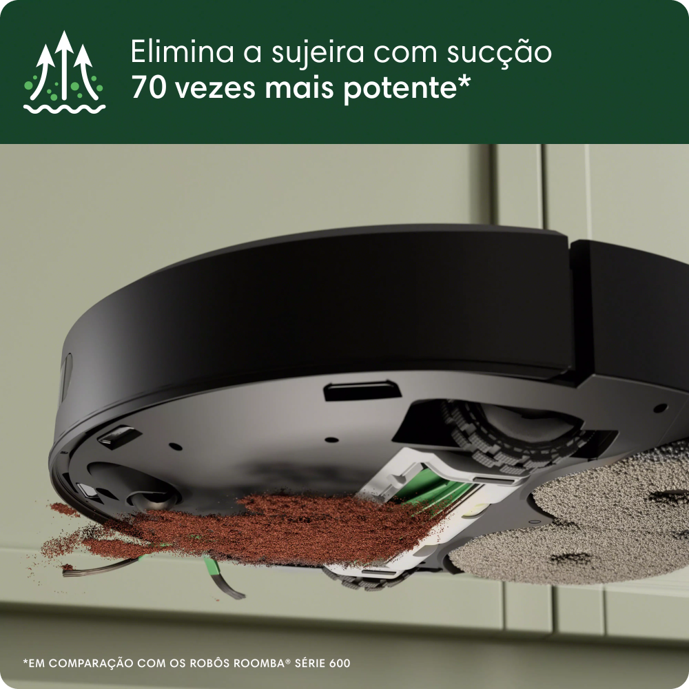 Robô Aspirador, 2 em 1, iRobot - Roomba Combo 405+ com Base AutoWash