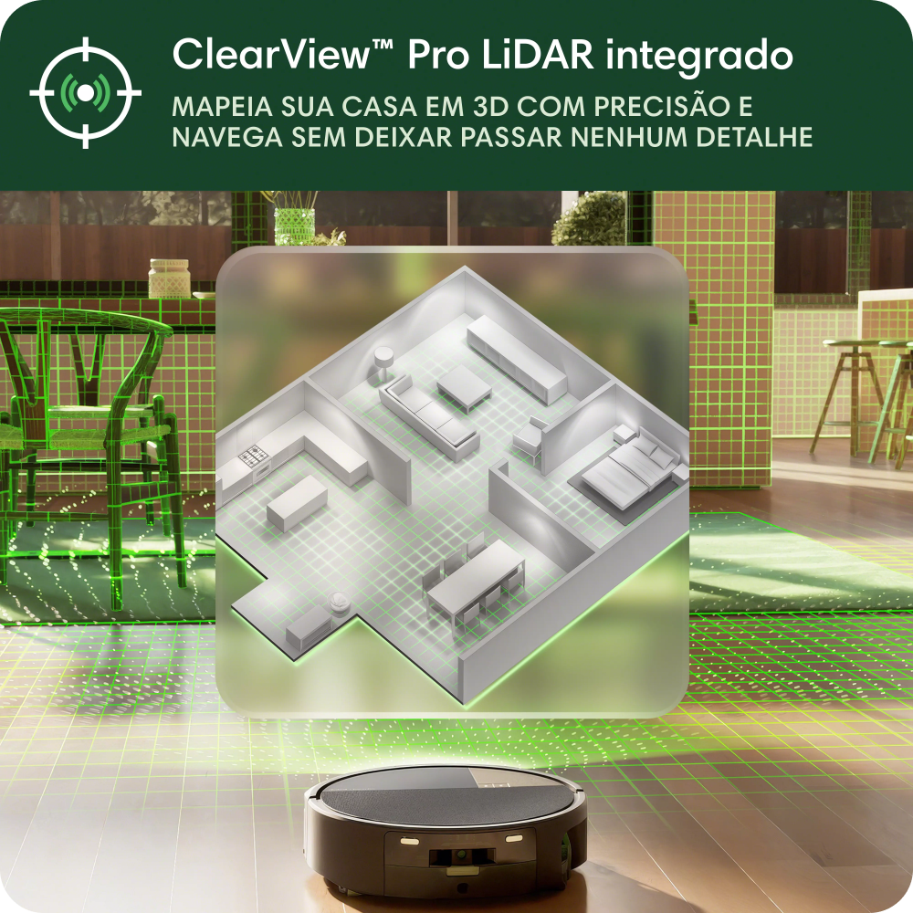 Robô Aspirador, 2 em 1, iRobot - Roomba Max Combo 705+ com Base AutoWash