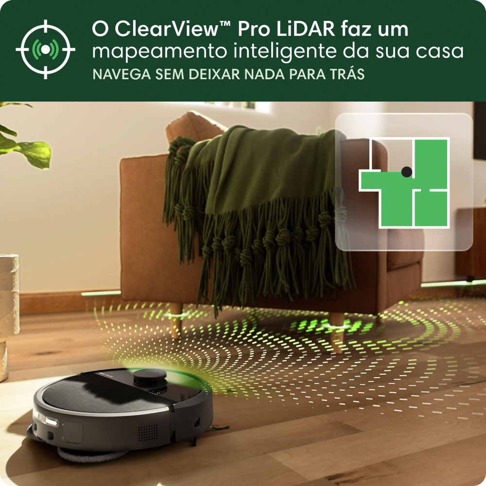 Robô Aspirador, 2 em 1, iRobot - Roomba Combo 405+ com Base AutoWash