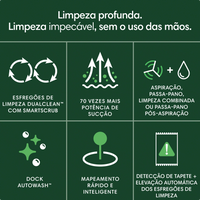 Robô Aspirador, 2 em 1, iRobot - Roomba Combo 405+ com Base AutoWash