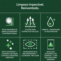 Robô Aspirador, 2 em 1, iRobot - Roomba Max Combo 705+ com Base AutoWash