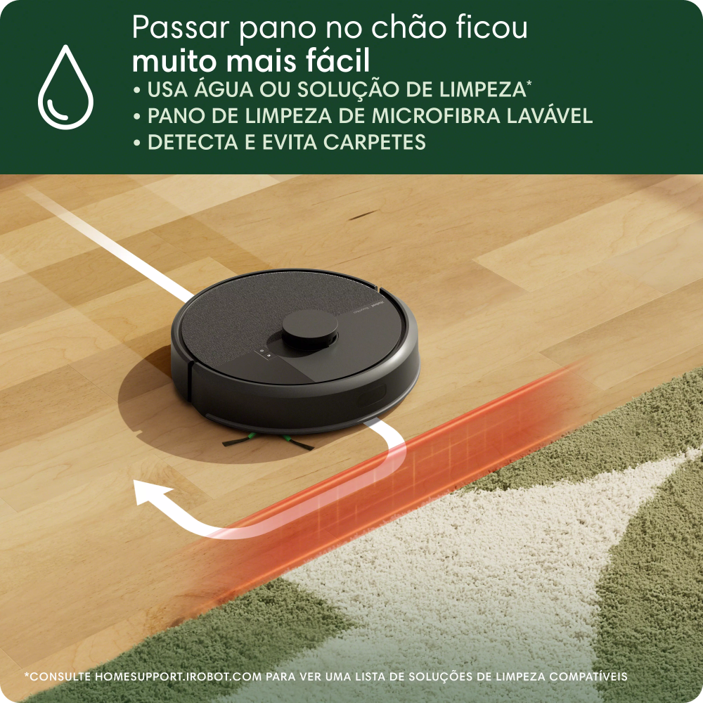 Robô Aspirador, 2 em 1, iRobot - Roomba Combo 105+ com Base AutoEmpety - 127V