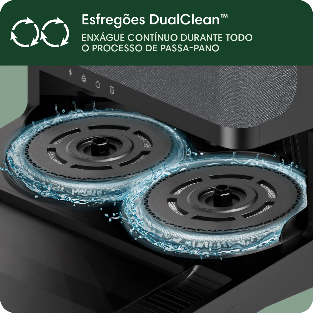 Robô Aspirador, 2 em 1, iRobot - Roomba Combo 505+ com Base AutoWash