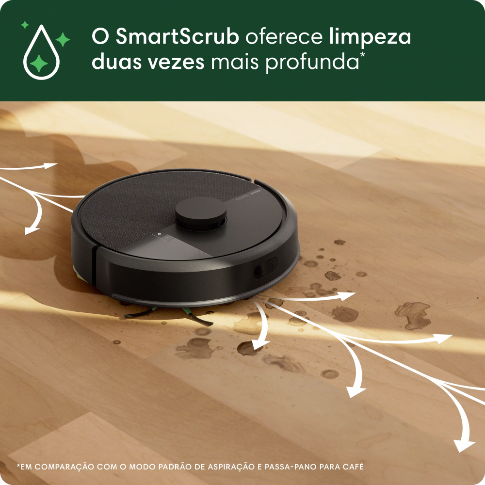 Robô Aspirador, 2 em 1, iRobot - Roomba Combo 405+ com Base AutoWash