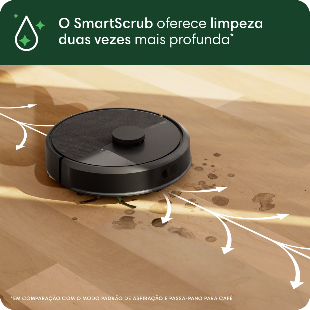 Robô Aspirador, 2 em 1, iRobot - Roomba Combo 505+ com Base AutoWash